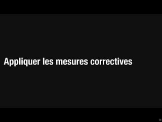 Appliquer les mesures correctives




                                    58
 