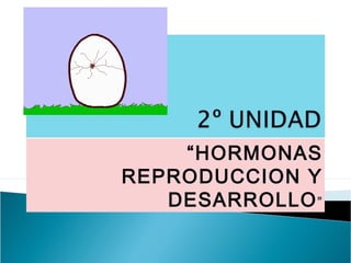 “HORMONAS
REPRODUCCION Y
DESARROLLO ”

 