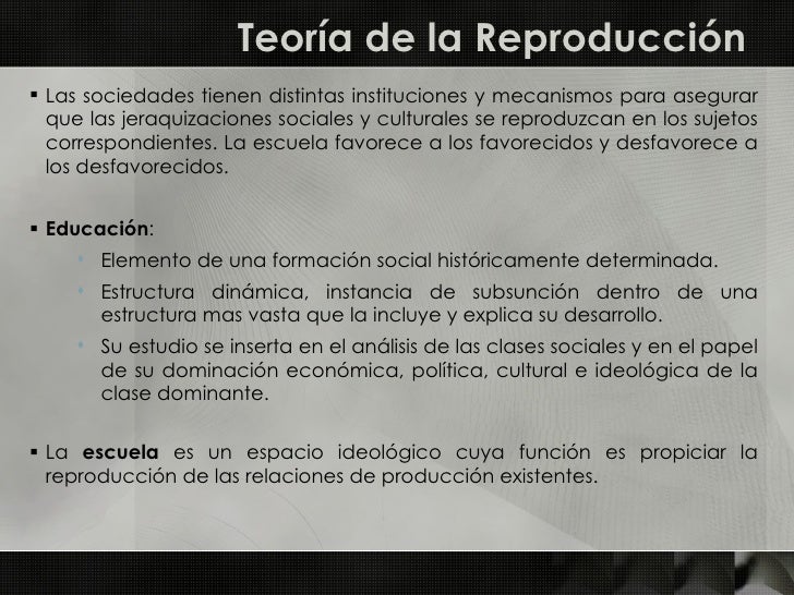 Reproduccion Social Y Cultural