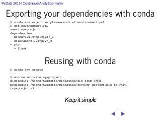 Reproducibility of your development environment | PDF