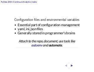 Reproducibility of your development environment | PDF