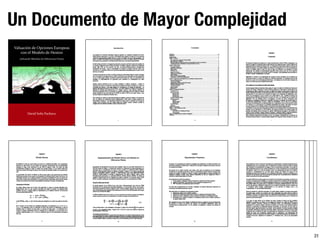 Un Documento de Mayor Complejidad
31
 