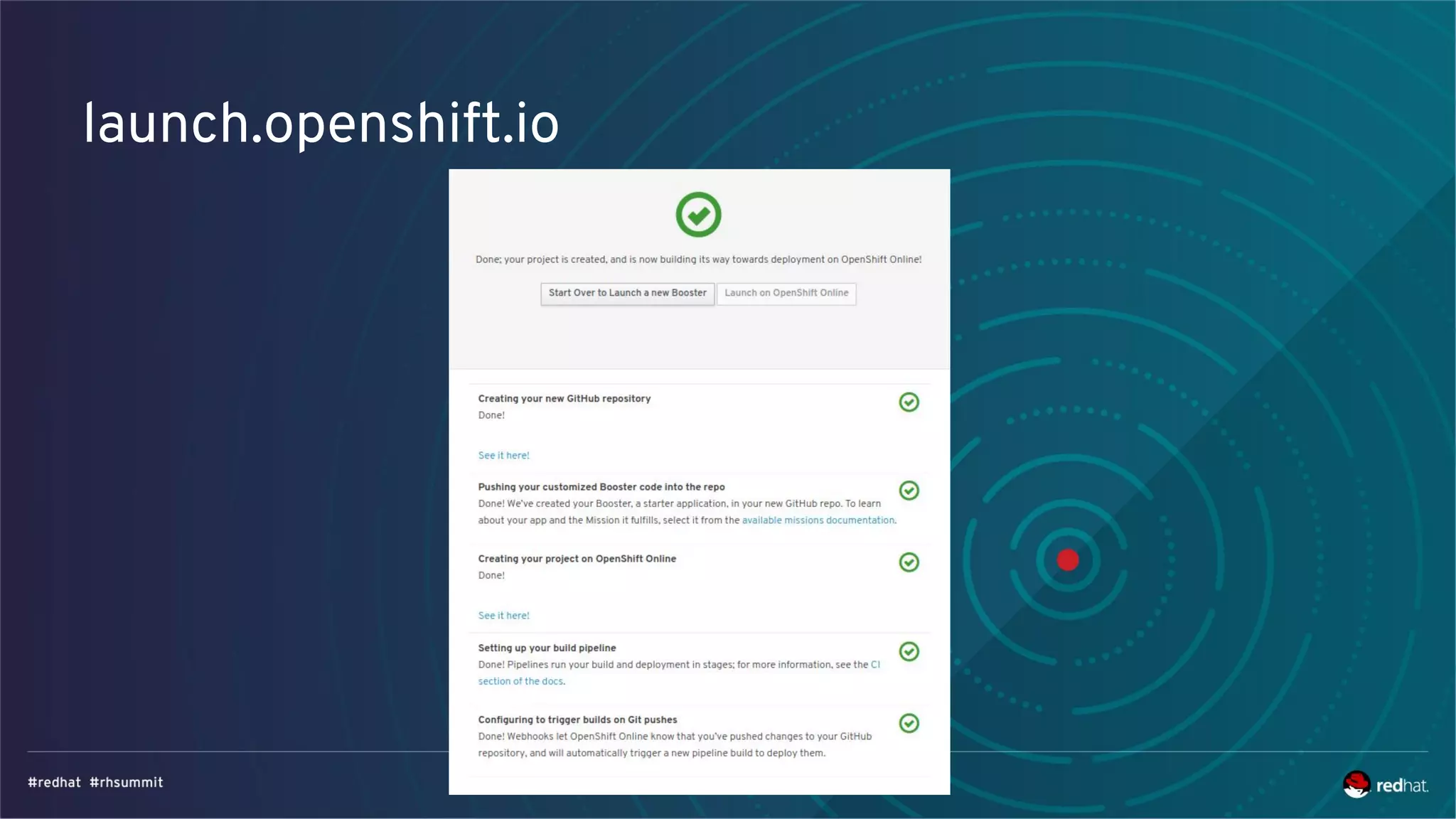 launch.openshift.io
 