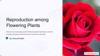 Reproduction among
Flowering Plants
Discover the fascinating world of flowering plant reproduction and the
complex processes that ensure their survival and diversity.
by Jerry Arnado
 