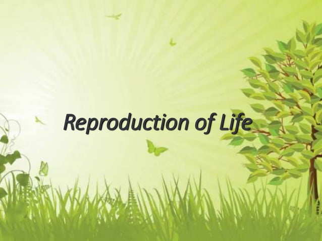 Reproduction of life ppt..pdf slideshare | PPT