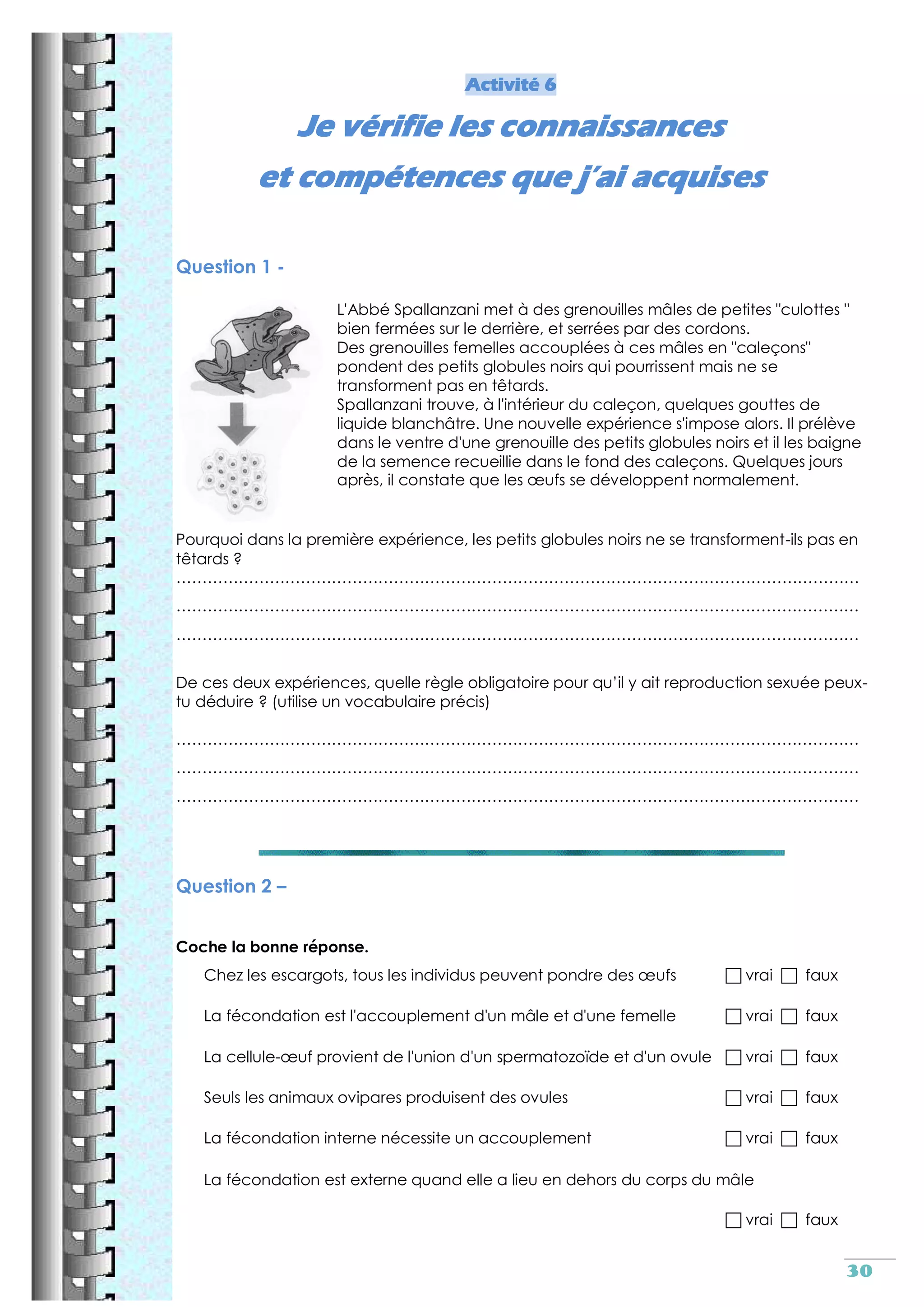 Reproduction sexuee cm2
