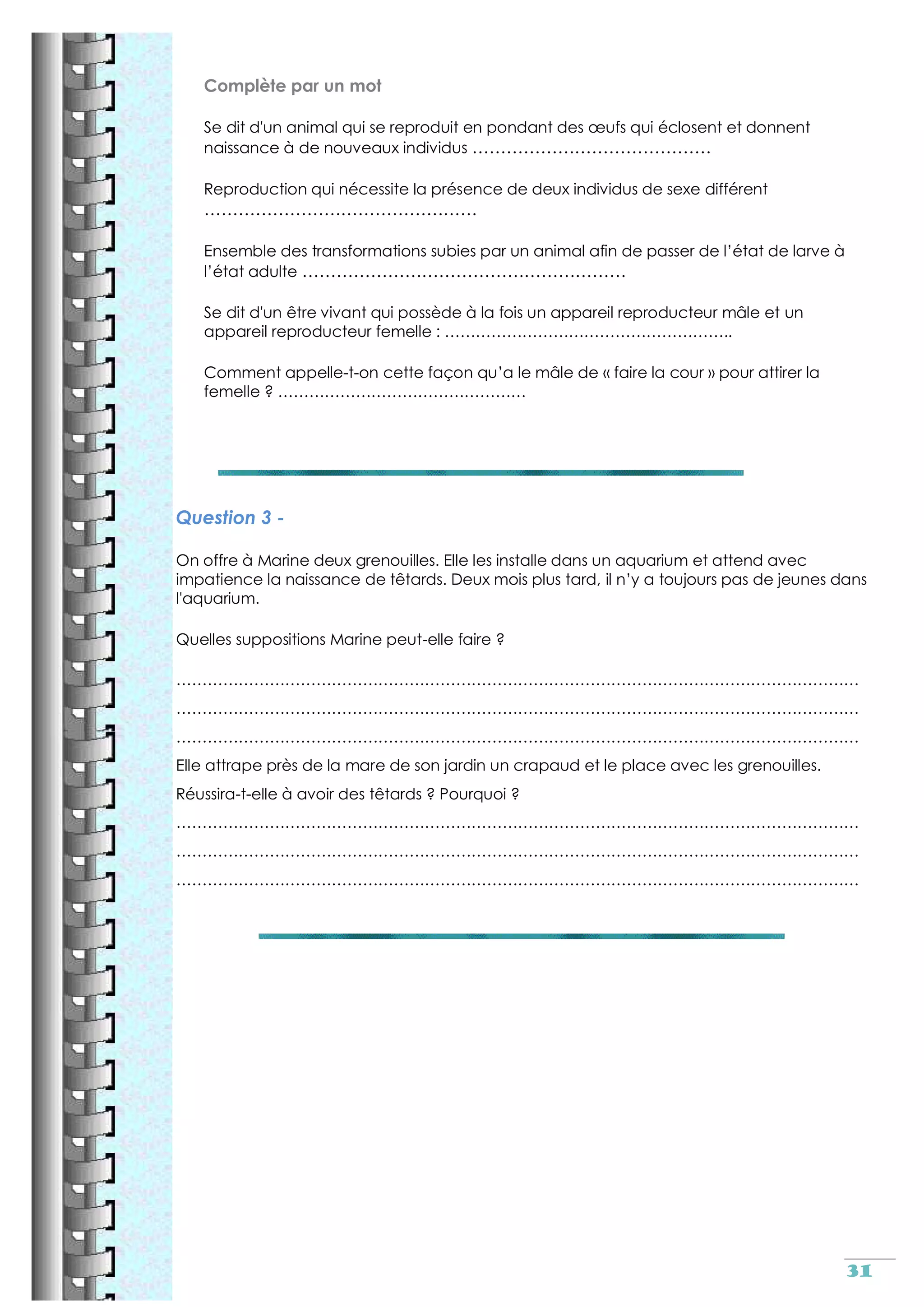 Reproduction sexuee cm2