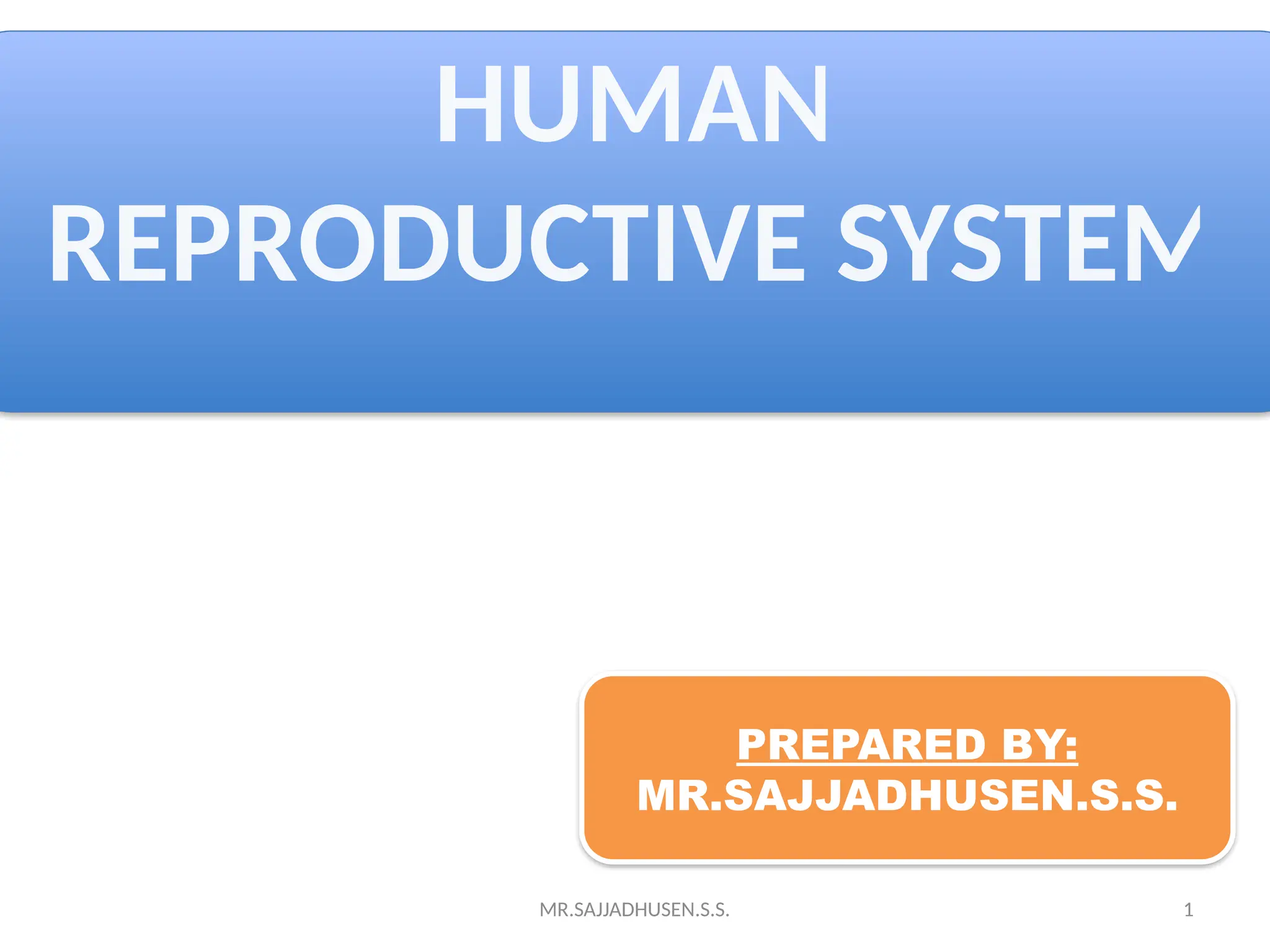 REPRODUCTION SYSTEM.pptx best for GnM and BSC | PPTX