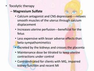 Reproductive System Drugs