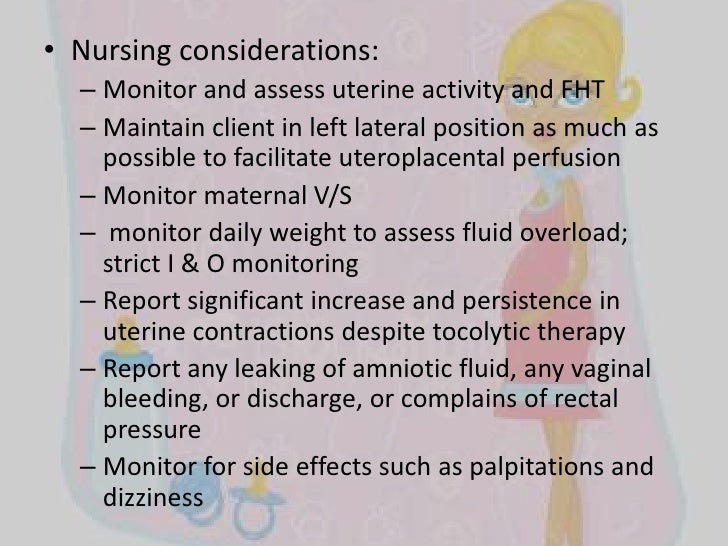 Terbutaline Side Effects On Baby