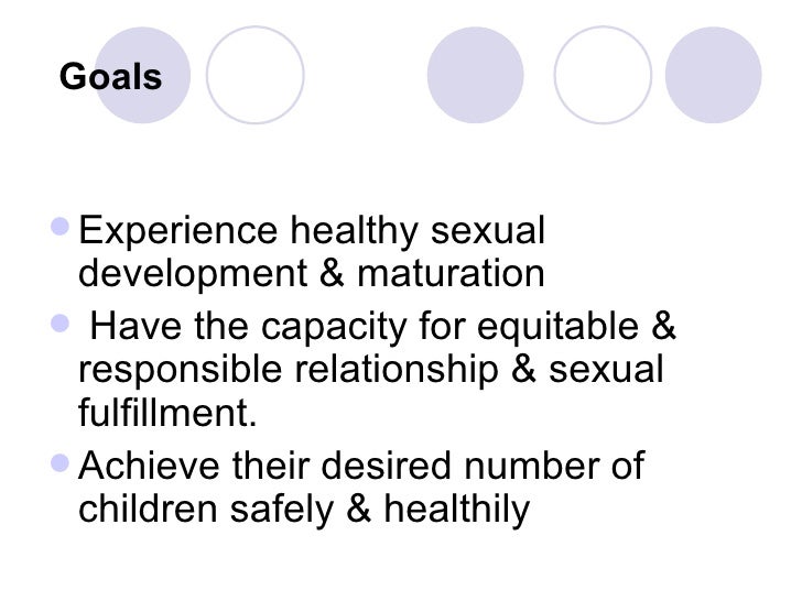 Reproductive health and programmes