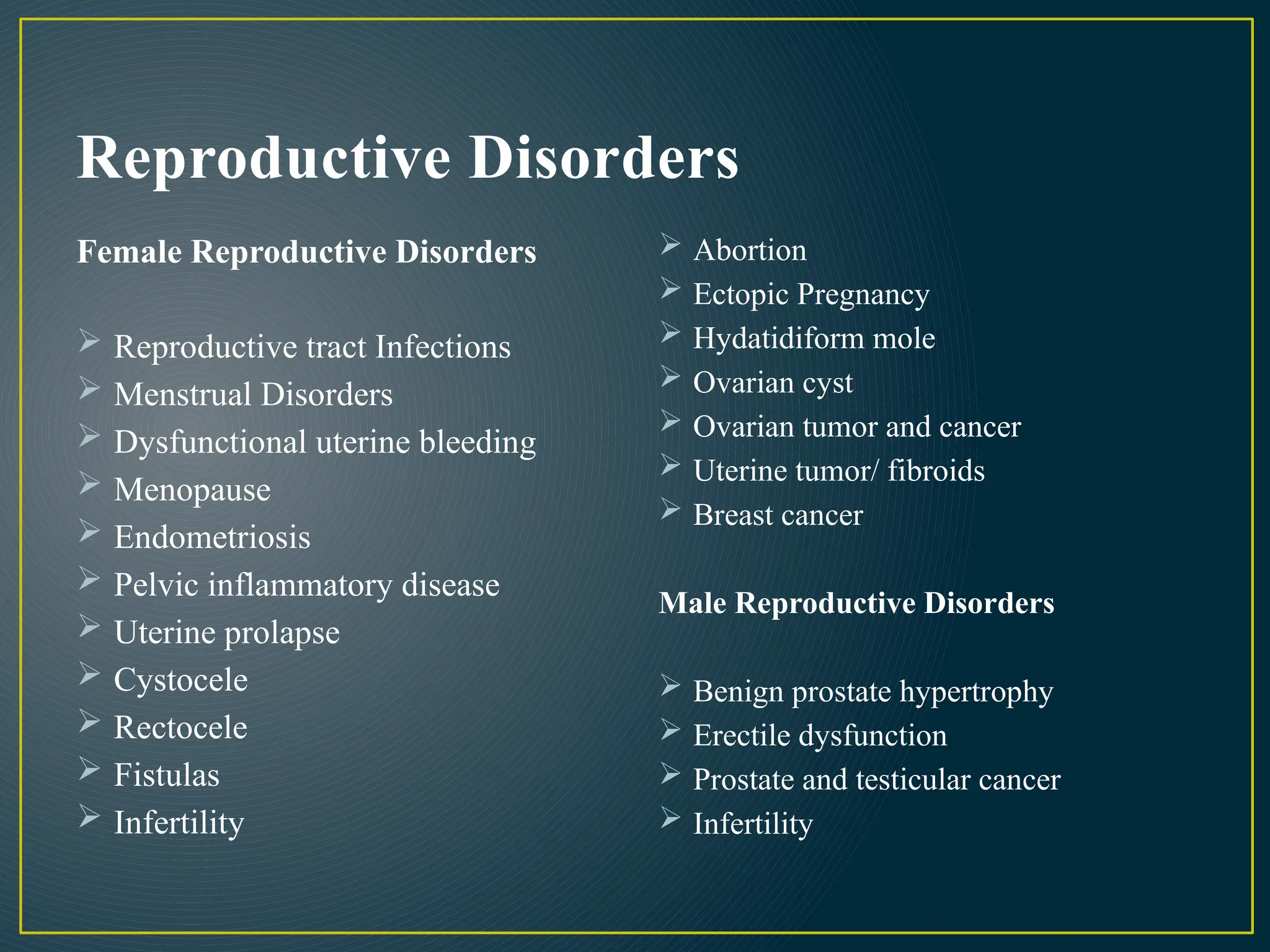 Reproductive health . .....disorders.pptx