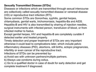Reproductive health problems and strategies | PPTX