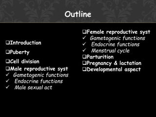 Comprehensive Overview of Human Reproductive Physiology and Development ...