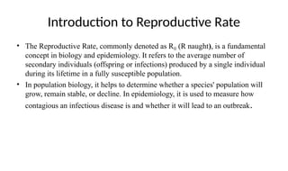Reproduction Rate Examples Reproductive_Rate_Presentation. short revision | PPTX