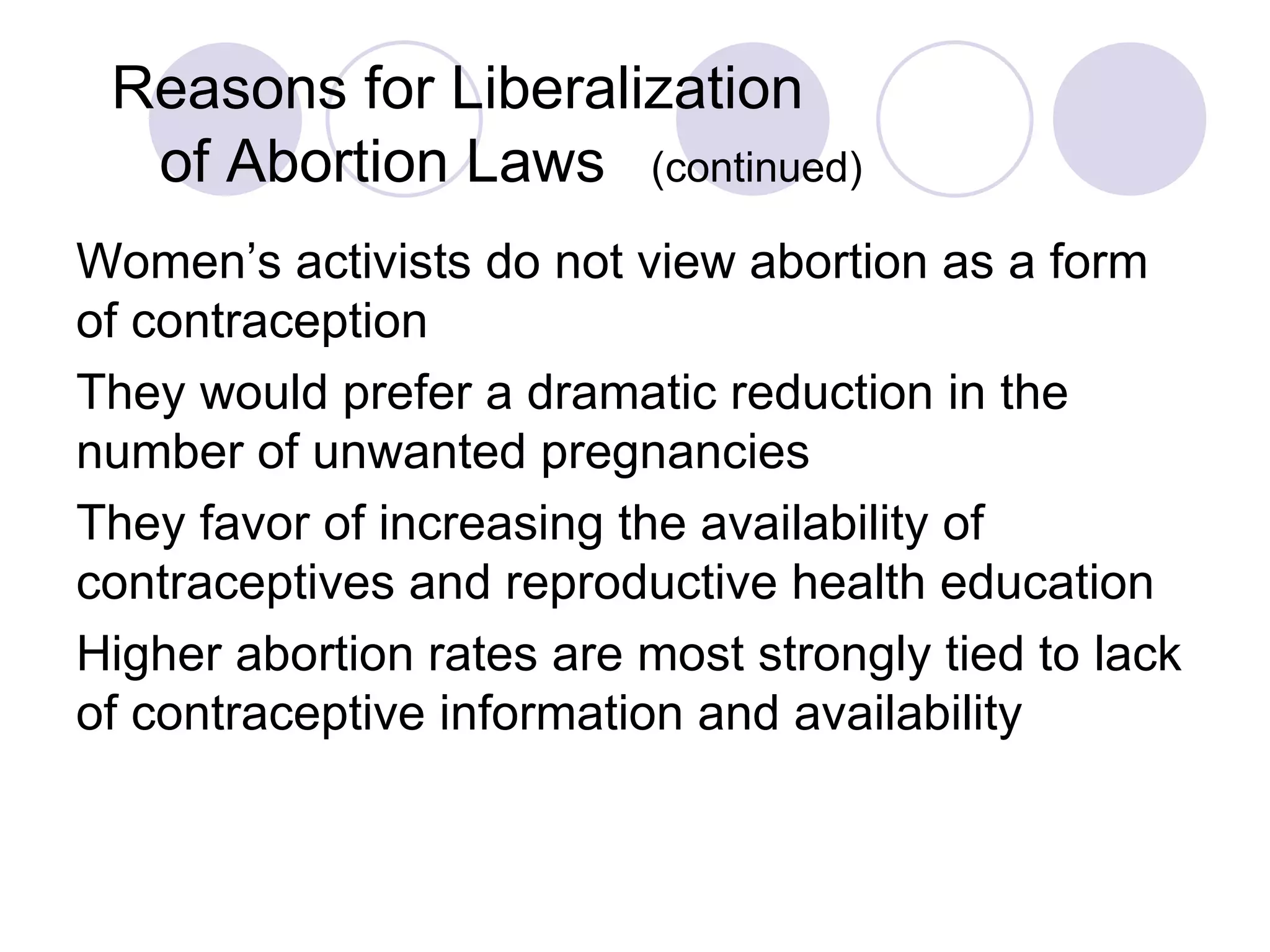 Reproductive rights | ODP