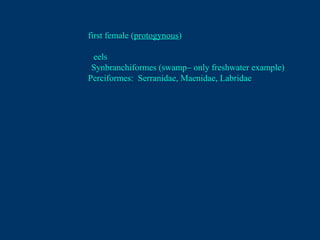 Reproductive strategies in fishes | PPT
