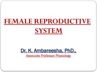 Comprehensive Overview of the Female Reproductive System and Hormonal ...