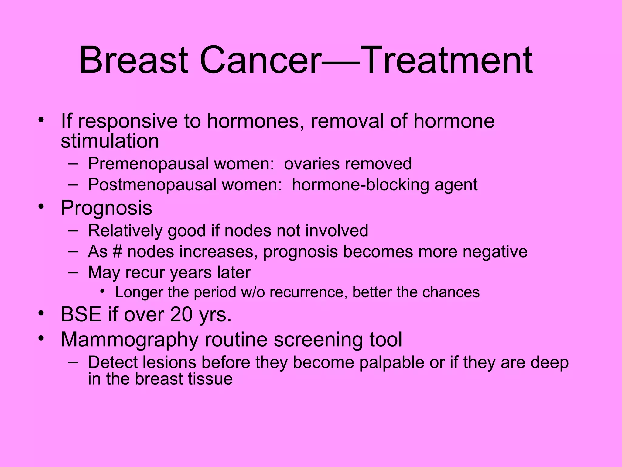 Reproductive systemdisorders