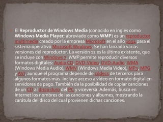 Problema con reproductor multimedia de Windows 11 - Microsoft