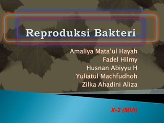 Amaliya Mata’ul Hayah
Fadel Hilmy
Husnan Abiyyu H
Yuliatul Machfudhoh
Zilka Ahadini Aliza

X-2 (MIA)

 