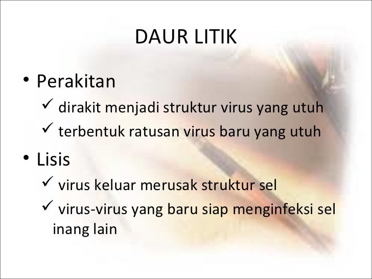 Reproduksi Virus Reproduksi Virus