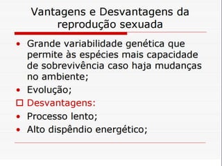 Reprodução dos deres vivos