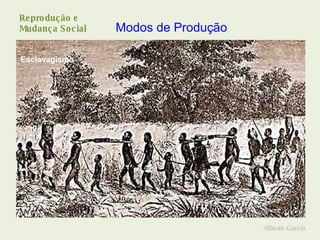 Reprodução e  Mudança Social Alfredo Garcia Modos de Produção Esclavagismo 