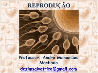 REPRODUÇÃO Professor: André Guimarães Machado dezimsalvatrice@gmail.com (34) 9968 - 1392 