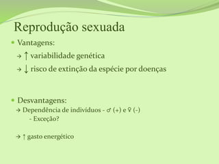 Reprodução sexuada e assexuada | PPTX
