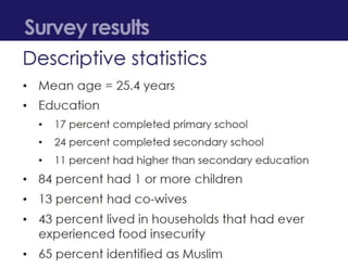 Development and Validation of a Reproductive Empowerment Scale | PPTX