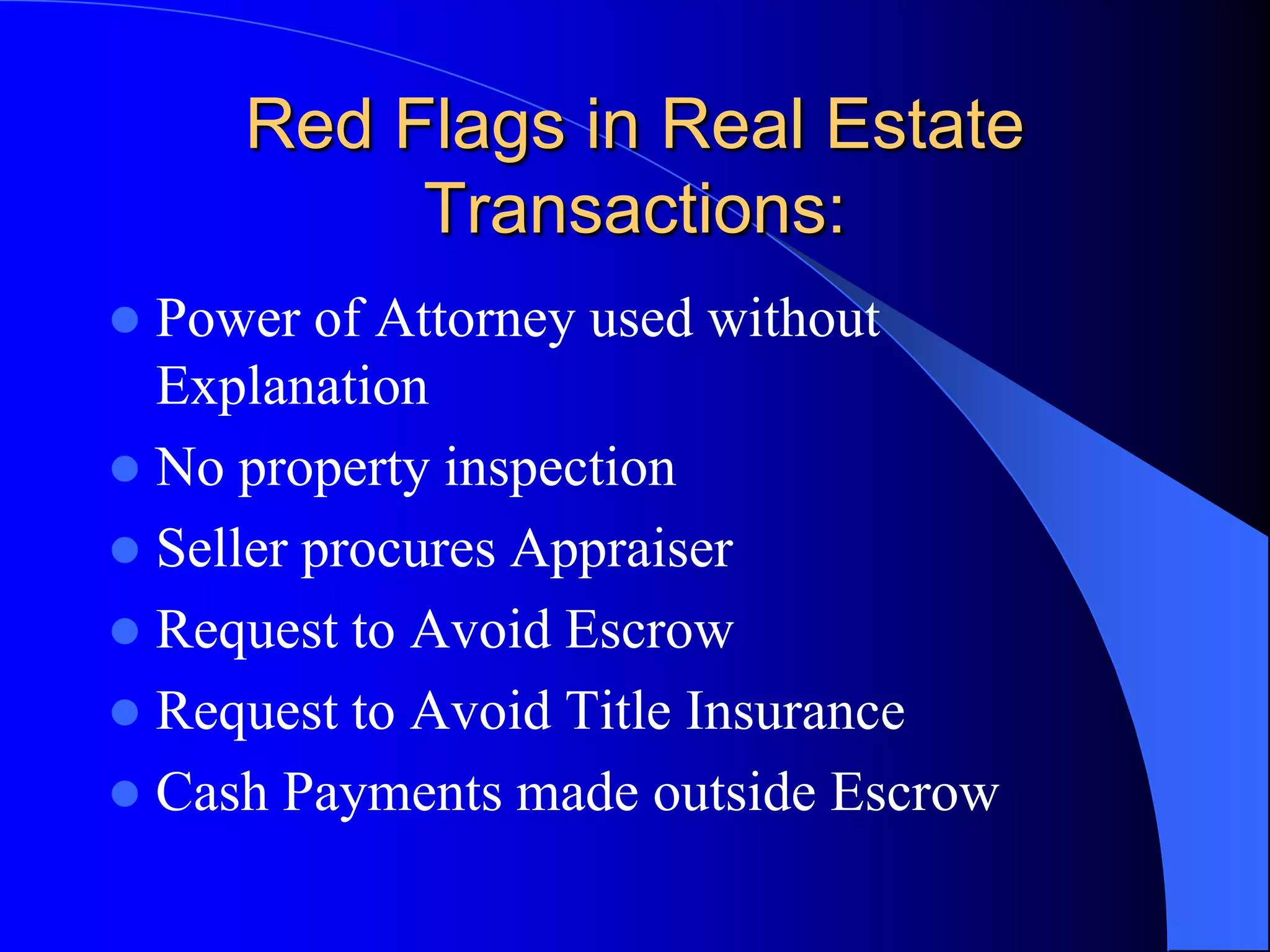 REPORTING A CRIME:Immigration status of the victim is not relevantContracts for the sale of real property should be in your first languageDon’t be embarrassed to report the crimeFraudsters prey on people who will trust them…Don’t trust them!!!!! 