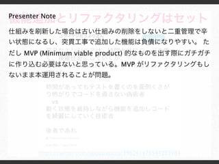 https://twitter.com/uupaa/status/396241479544233984
Presenter Note?
?
MVP (Minimum viable product)
MVP
 