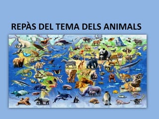 REPÀS DEL TEMA DELS ANIMALS
 