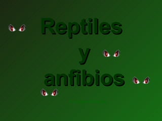 Reptiles  y  anfibios By: Mayelin Martinez Cobas 