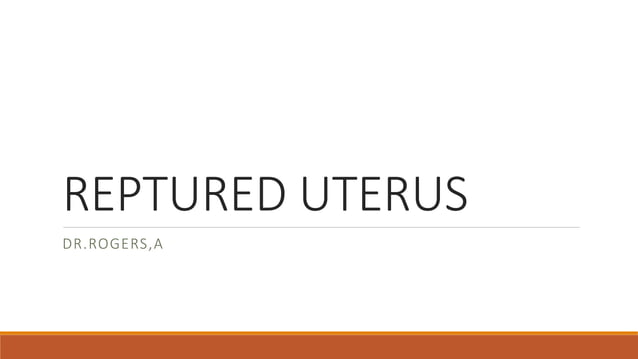 SHOULDER DYSTOCIA AND UTERINE ATONY (0).pptx