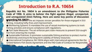 Comprehensive Overview of Republic Act 10654: Philippine Fisheries Code ...
