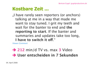 Videoblogs und Webisodes / re-publica 08