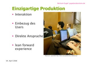 Videoblogs und Webisodes / re-publica 08