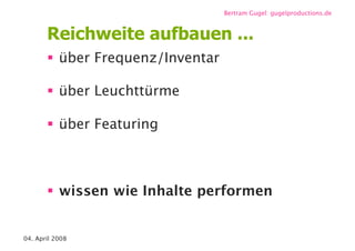 Videoblogs und Webisodes / re-publica 08