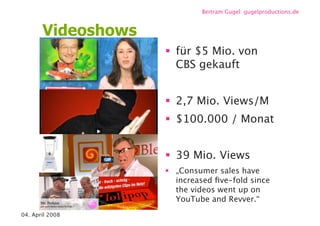 Videoblogs und Webisodes / re-publica 08