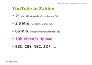Videoblogs und Webisodes / re-publica 08