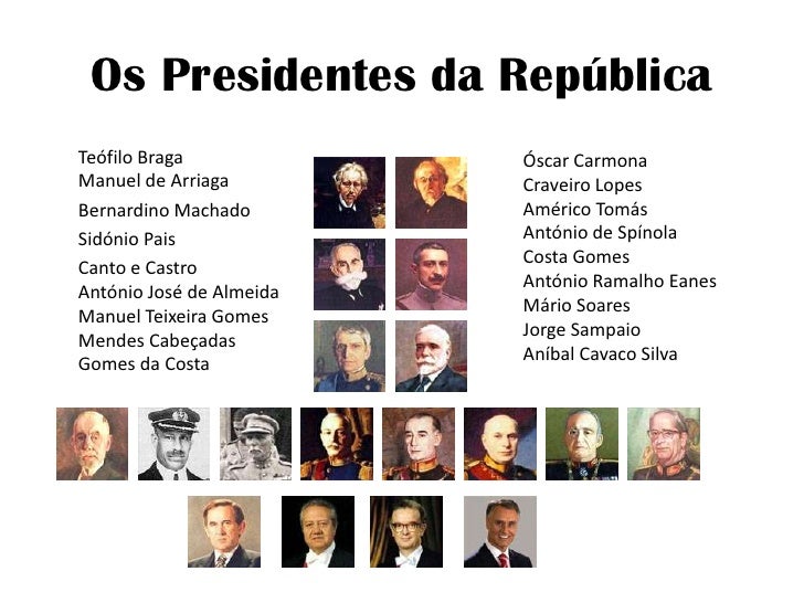 Primeiros Ministros De Portugal Desde 1974