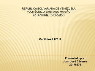 REPUBLICA BOLIVARIANA DE VENEZUELA 
POLITÉCNICO SANTIAGO MARIÑO 
EXTENSIÓN- PORLAMAR 
 