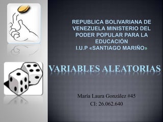 María Laura González #45
CI: 26.062.640
 