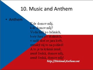 10.  Music and Anthem Anthem 