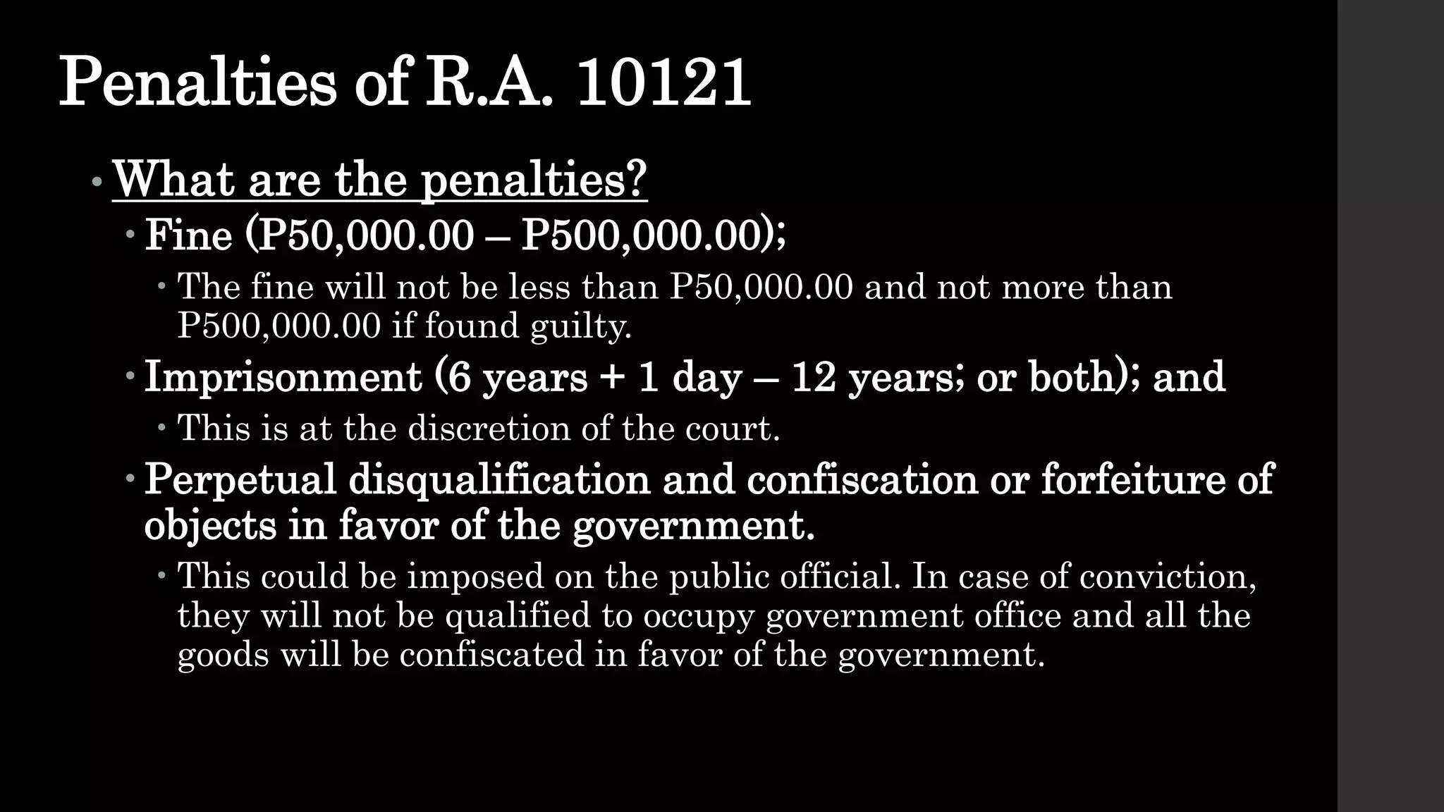 Republic act 10121 pptx