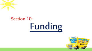 Section 10:
Funding
 