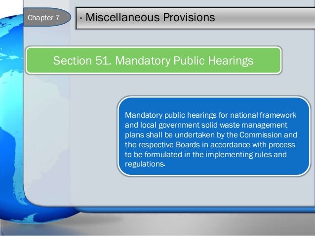 Republic act no. 9003(Ecological Solid Waste Management act of 2000)