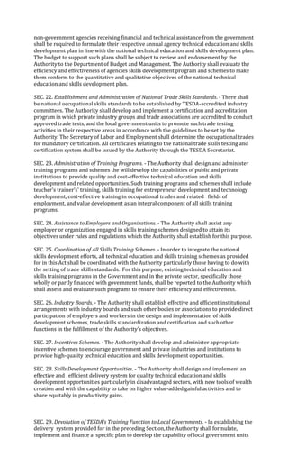 Republic act no.7796 tesda law | DOCX